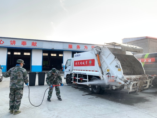 对垃圾清运车进行消杀 对垃圾清运车进行消杀