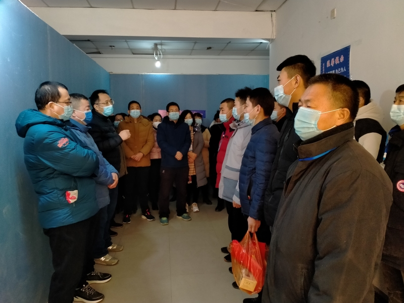 邢台市新河县退役军人志愿突击队抢建疫情隔离点 邢台市新河县退役军人志愿突击队抢建疫情隔离点